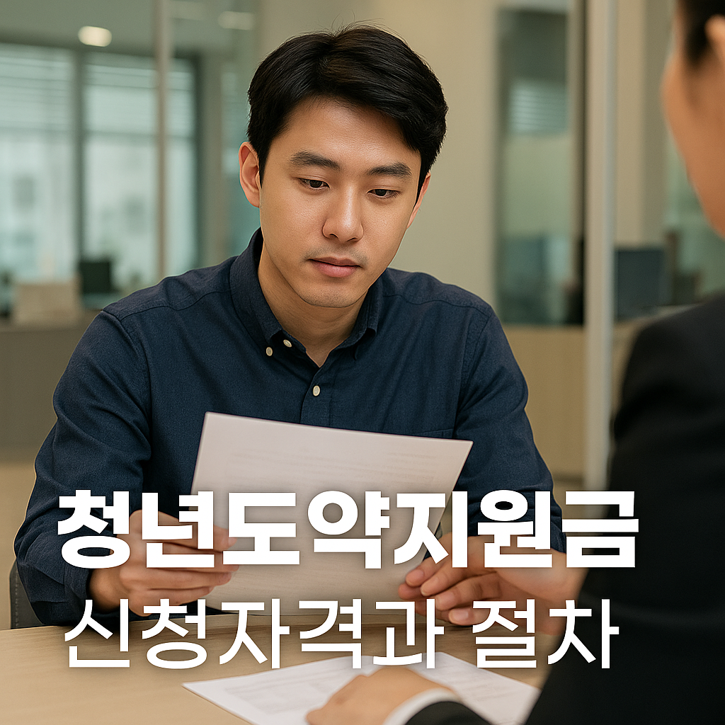 청년도약지원금 신청자격과 절차