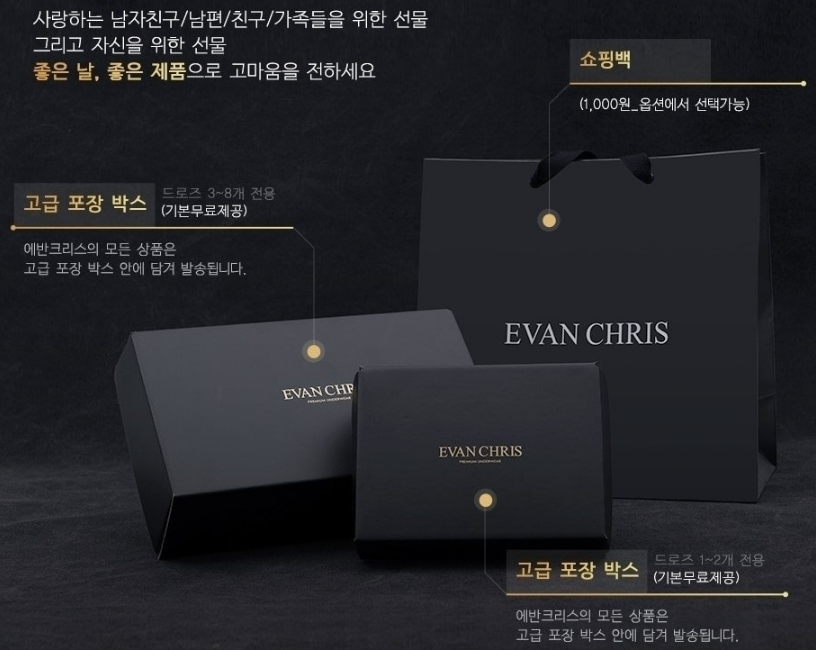 에반크리스 선물 포장