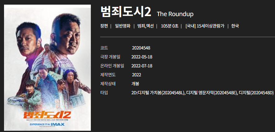 영화 역대 흥행 순위 온라인 상영관