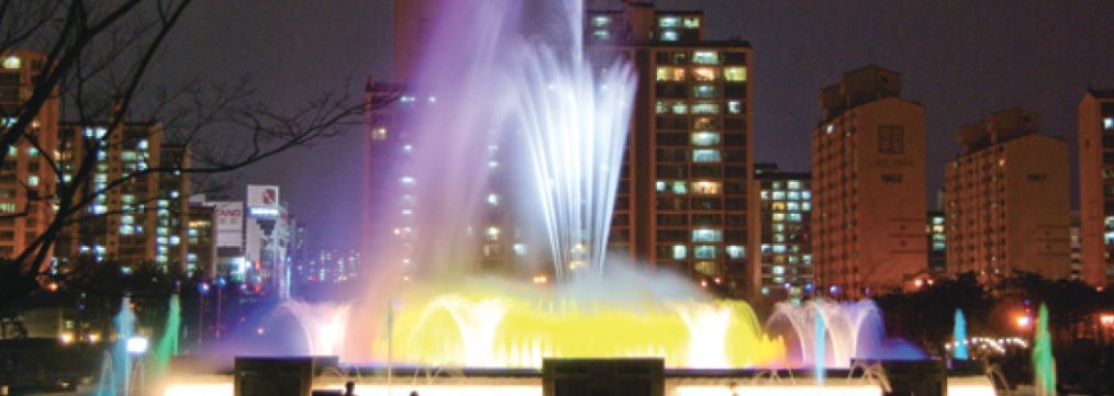 분수광장 전경