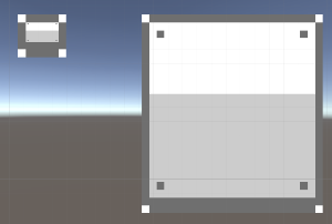 크기에 따라 가운데 영역만 바뀜