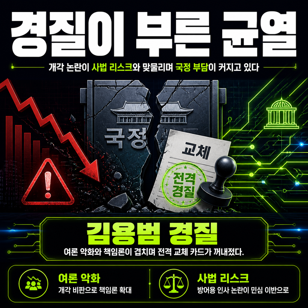 경질이 부른 균열
