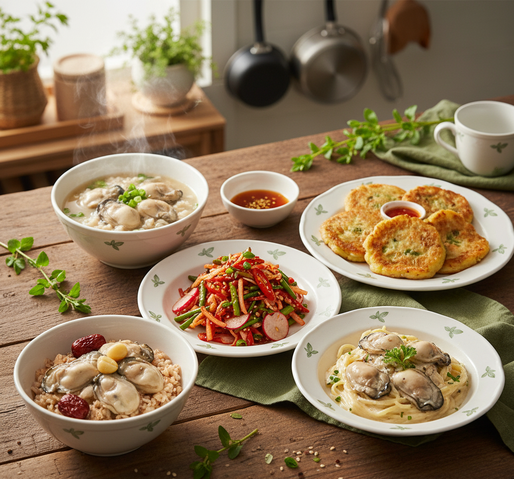 굴 영양 200% 활용! 굴 요리 5가지