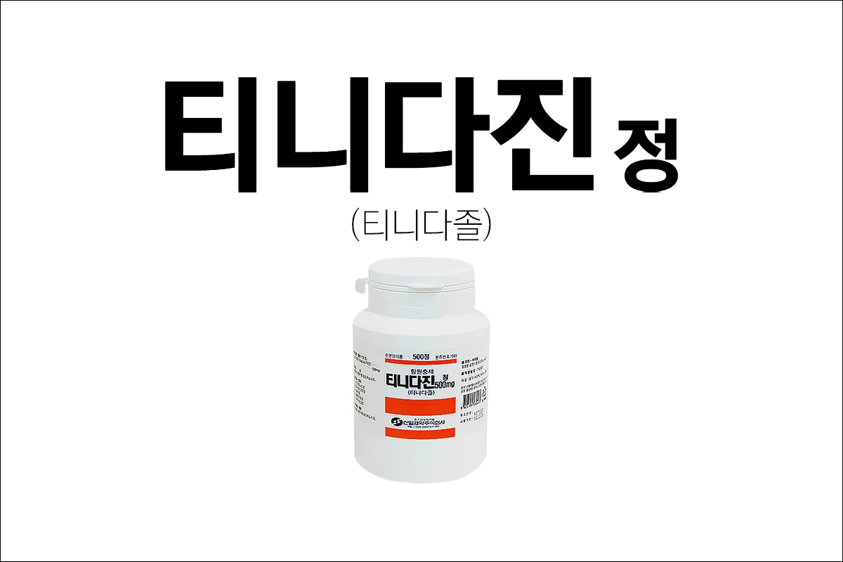 티니다진정 150mg 500mg 효능 효과 부작용 티니다졸 질염약 항원충제 항균제