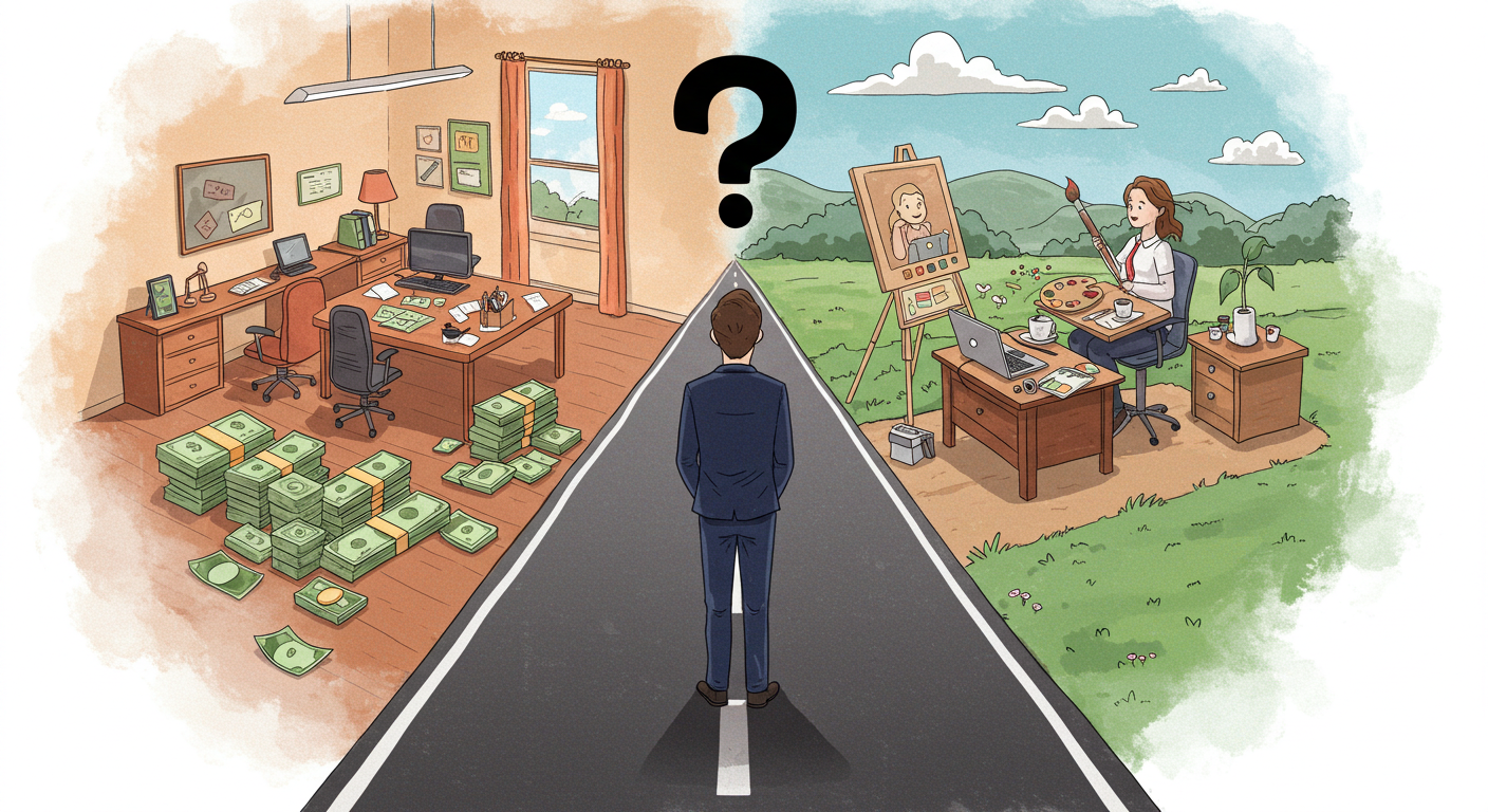 직업 선택의 기준: 돈 vs 꿈