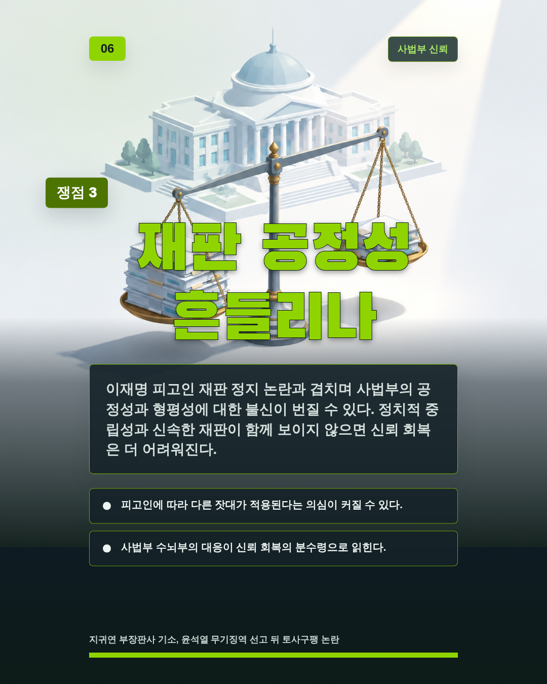 재판 공정성 흔들리나