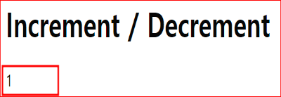 브라우저 보기 - 연산자 $a++