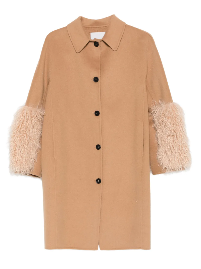 친밀한리플리 이일화(한혜라) 50회 옷 - 소매퍼 코트 브랜드? 에르마노 피렌체!