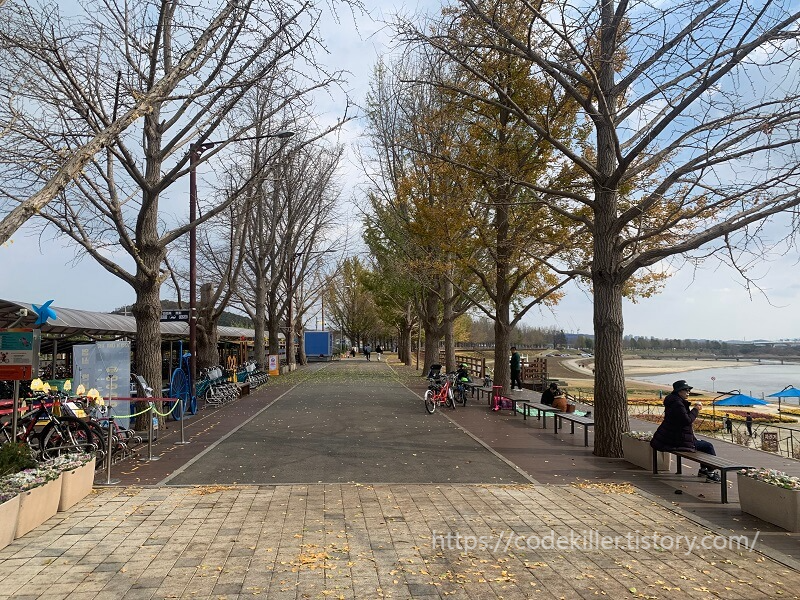 곡교천 자전거대여소