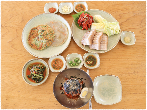 샘밭막국수