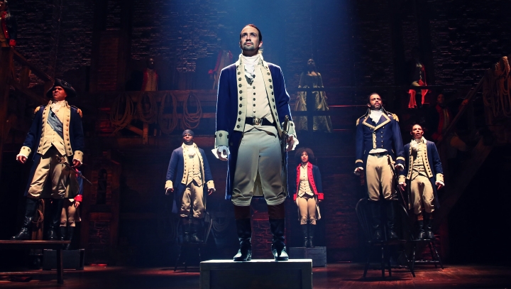 해밀턴 극 중 한 장면