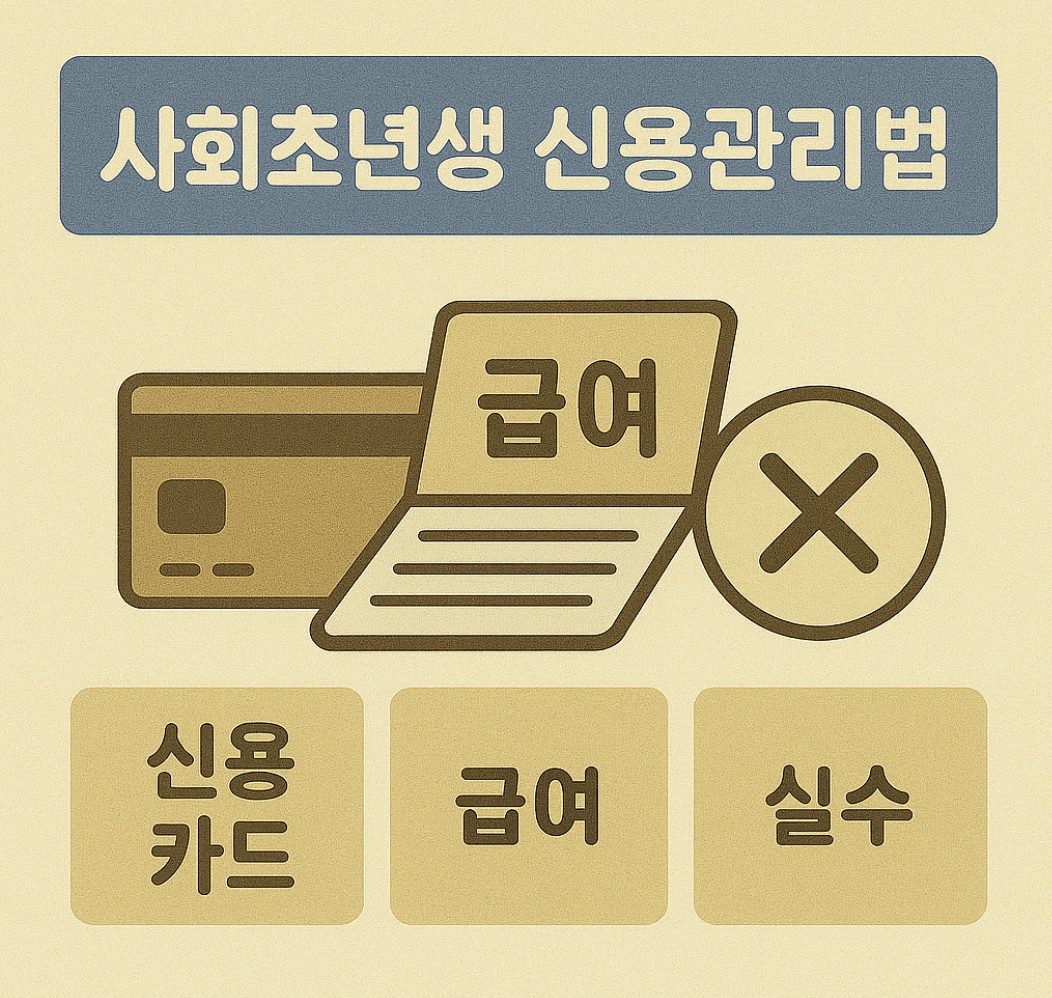사회초년생 신용관리법