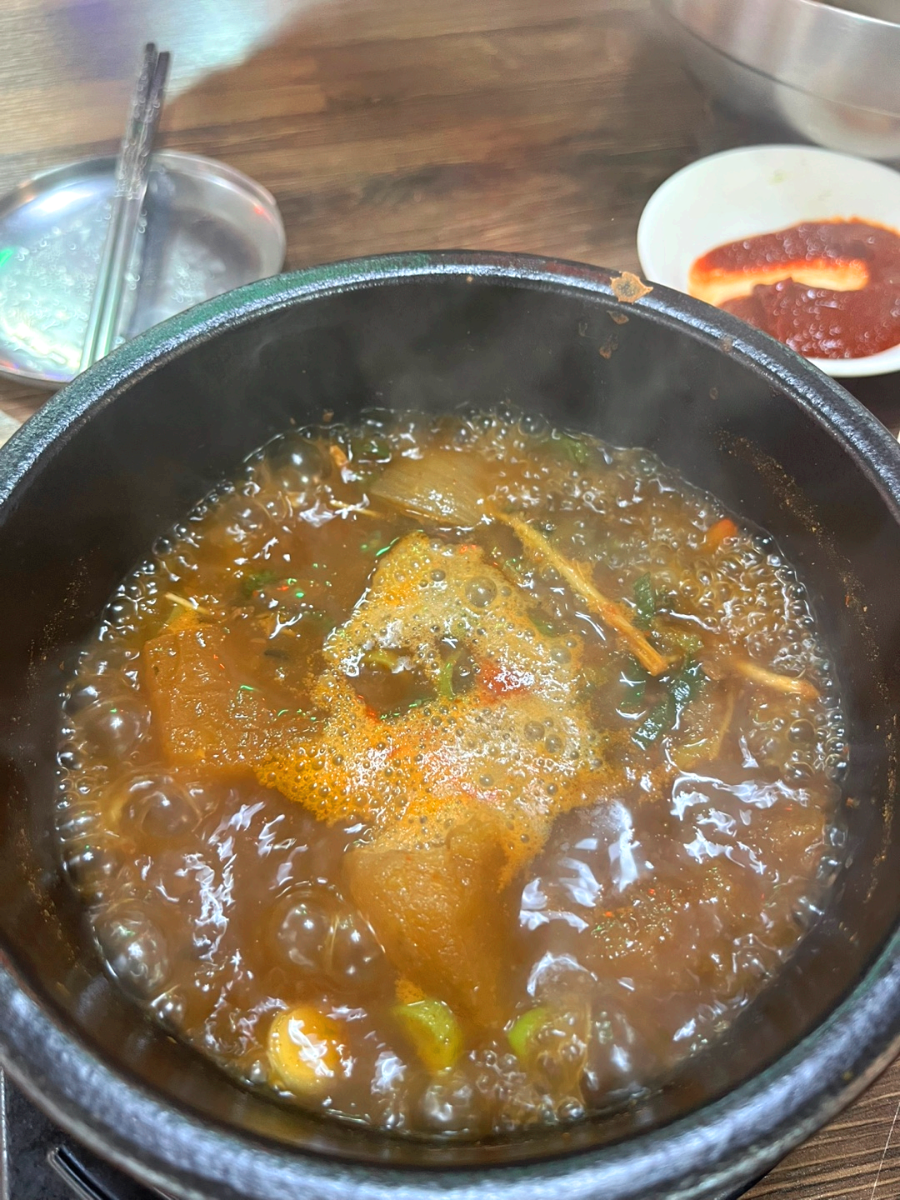 유구읍 유구정육식당 된장찌개