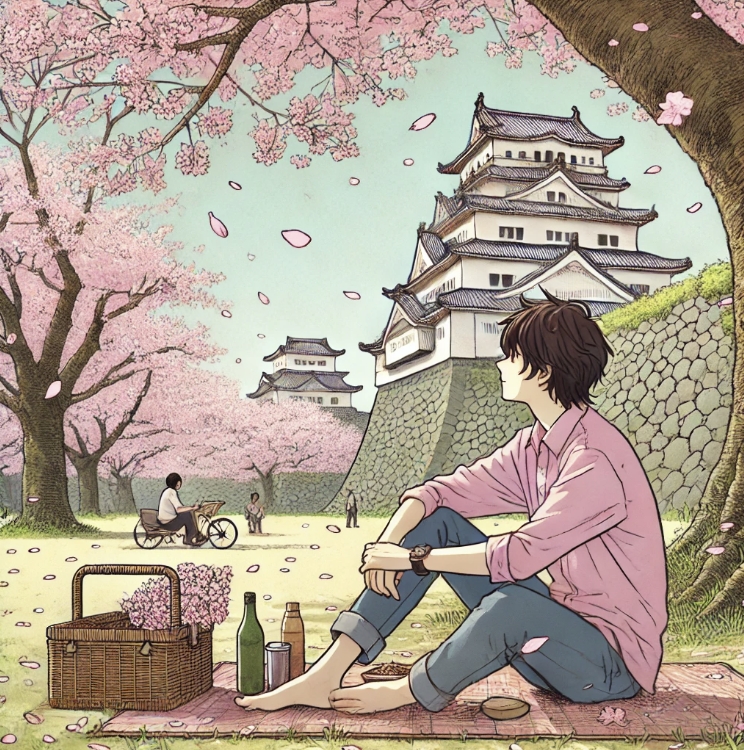 후쿠오카 마이즈루 공원 벚꽃