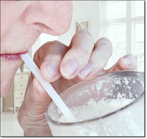 류신 보충하는 노인