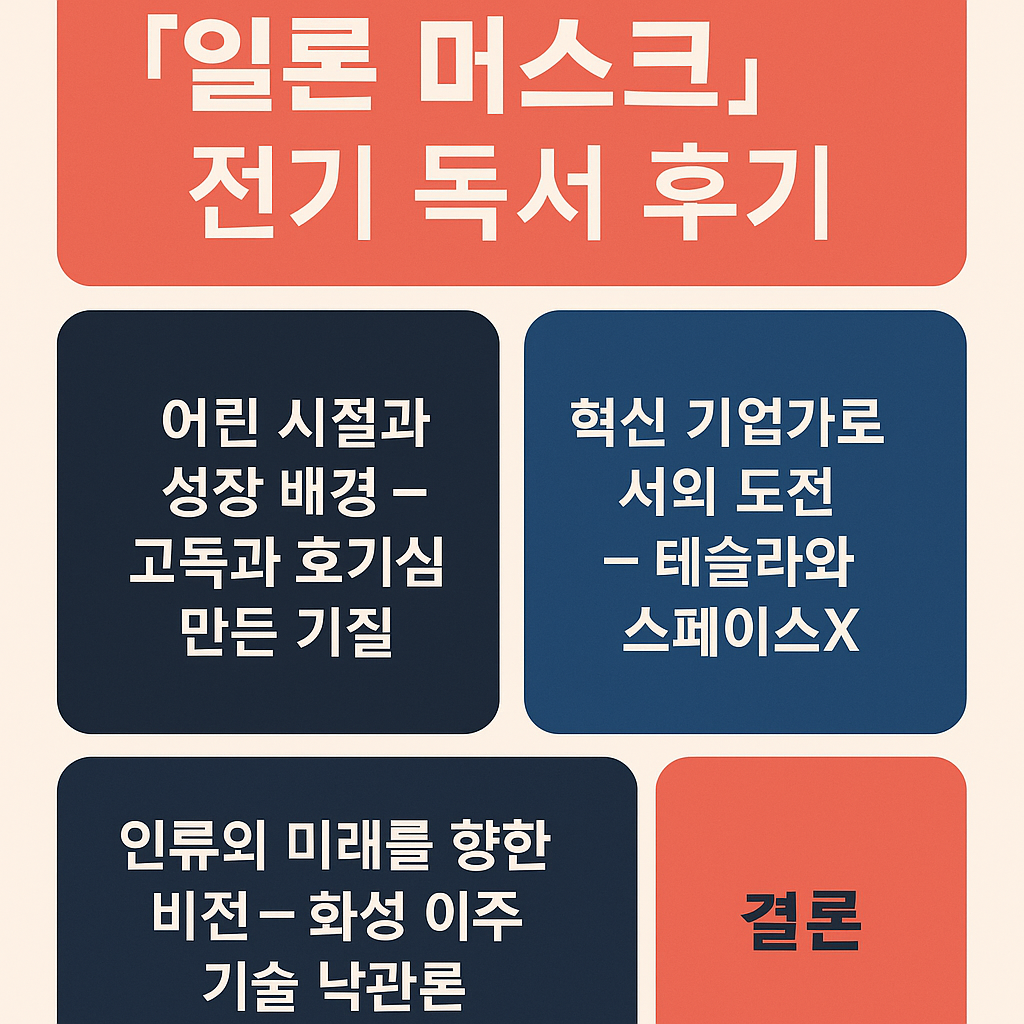 [일론 머스크] 전기 독서 후기