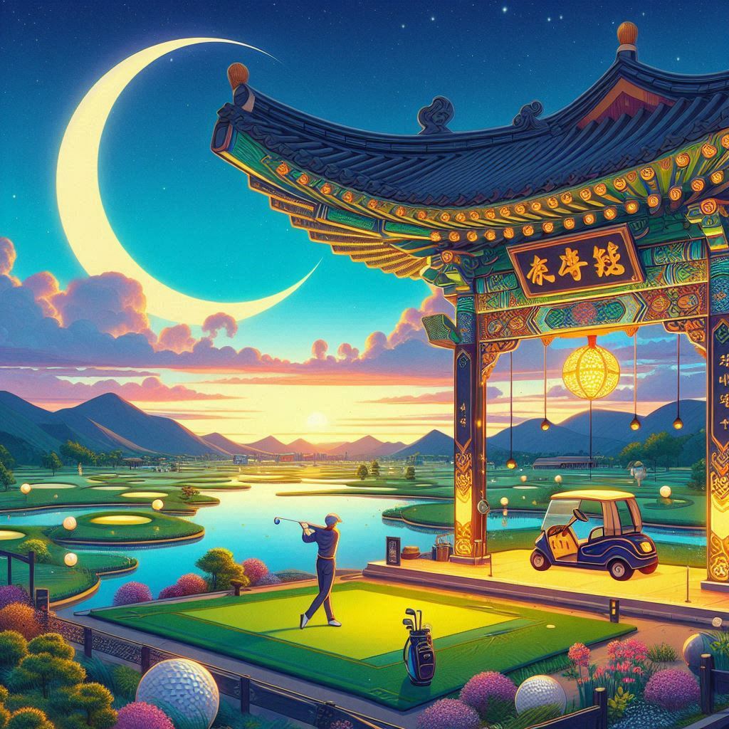 경주 리버사이드 골프연습장 배경