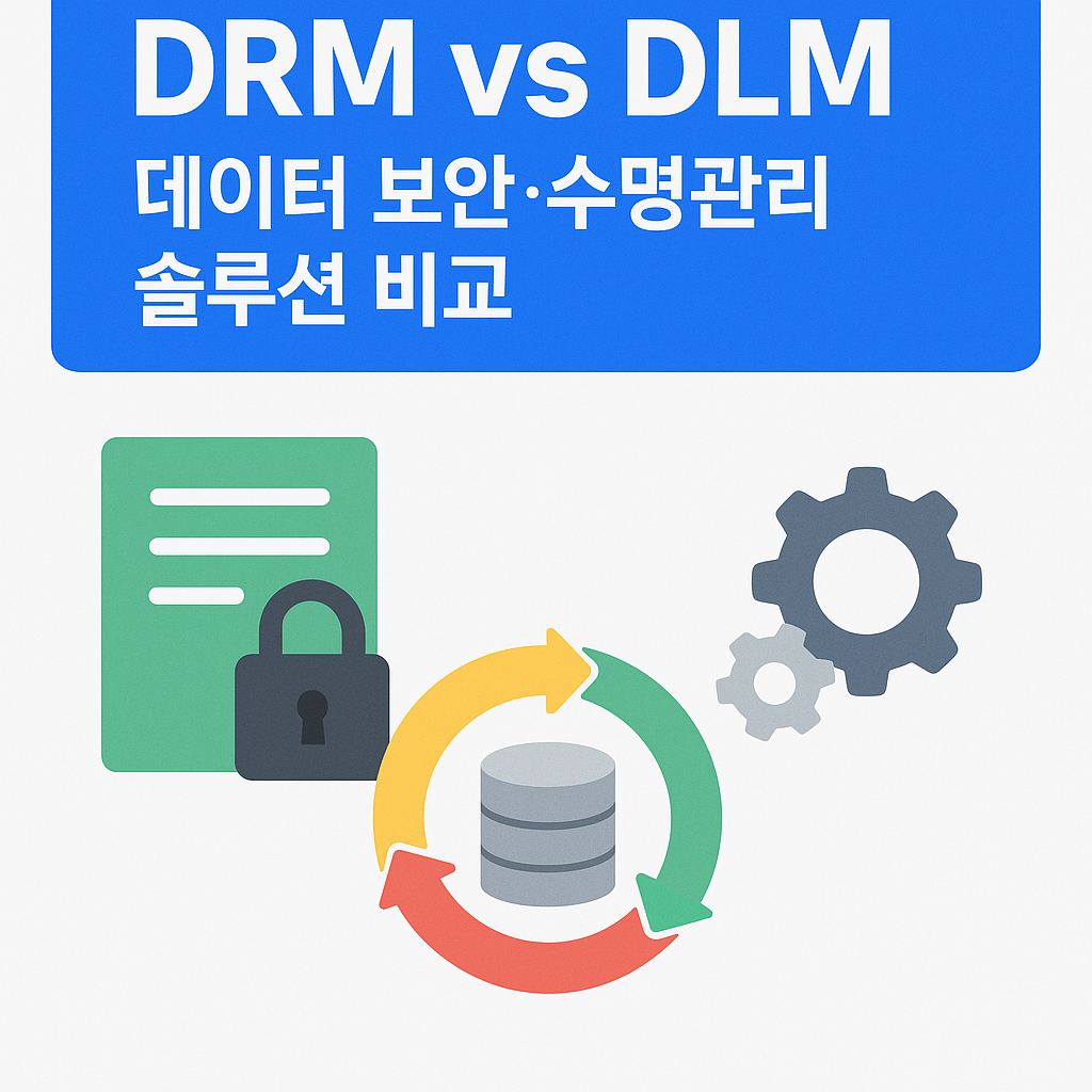 DRM vs DLM — 데이터 보안·수명관리 솔루션 비교
