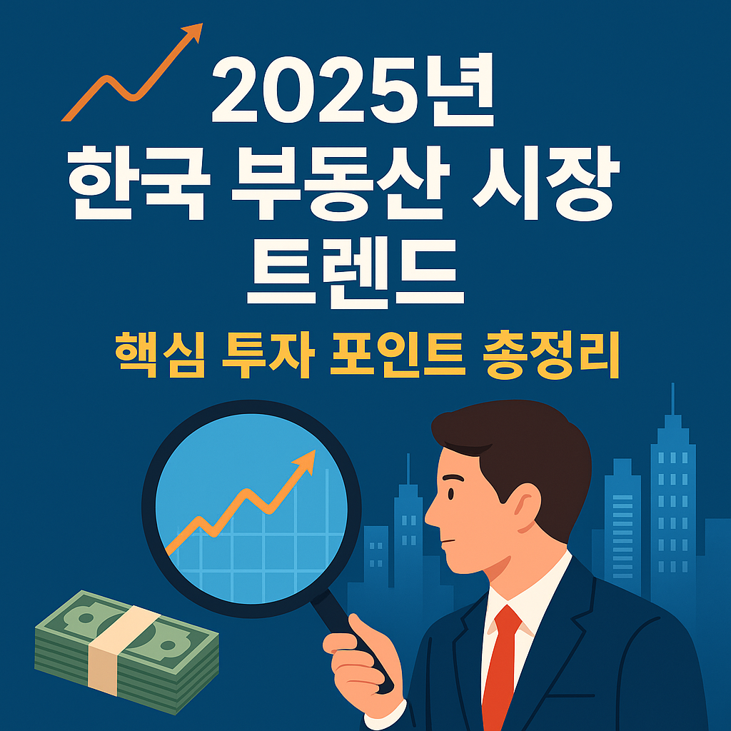 2025년 한국 부동산 시장 트렌드: 핵심 투자 포인트 총정리