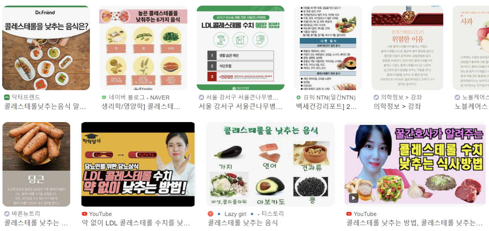 콜레스테롤 낮추는 방법 2