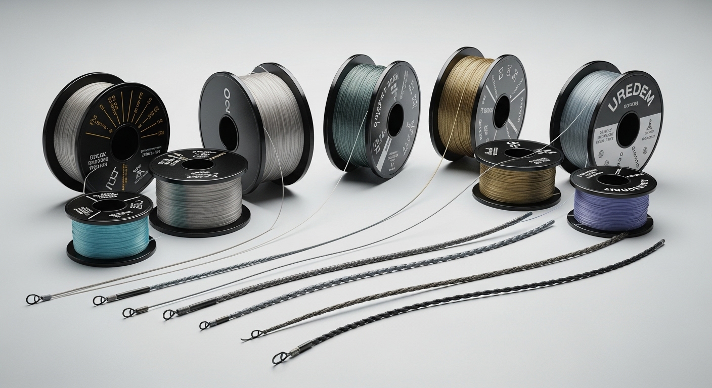 다양한 낚싯줄 사진