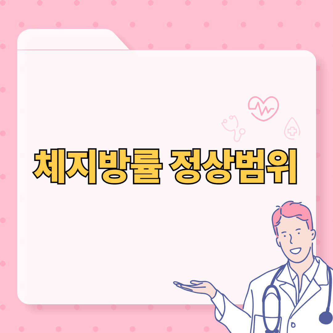 체지방률 정상범위