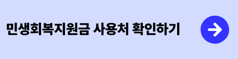 민생회복지원금 민생회복소비쿠폰 사용처 확인하기