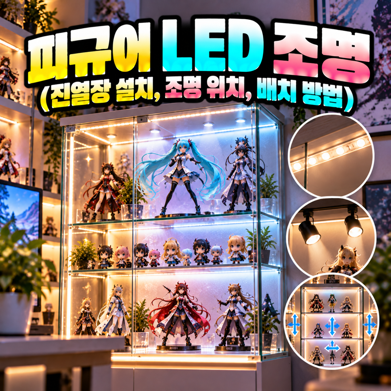 피규어 LED 조명