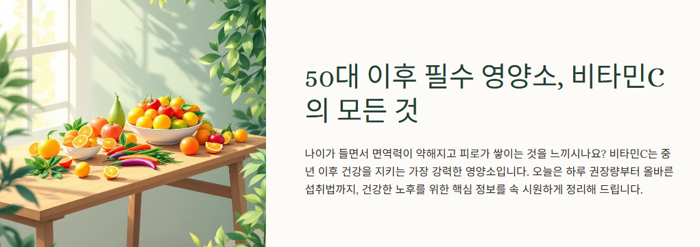 비타민C 이미지