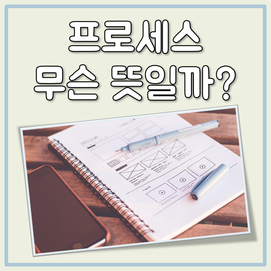 프로세스 뜻 대표 이미지