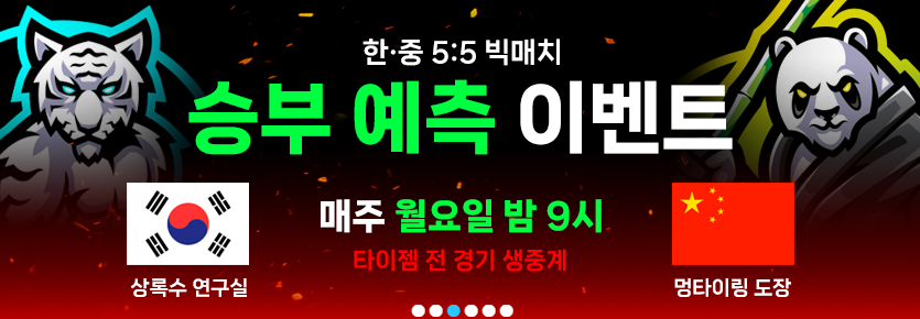 타이젬 바둑 홈페이지 화면