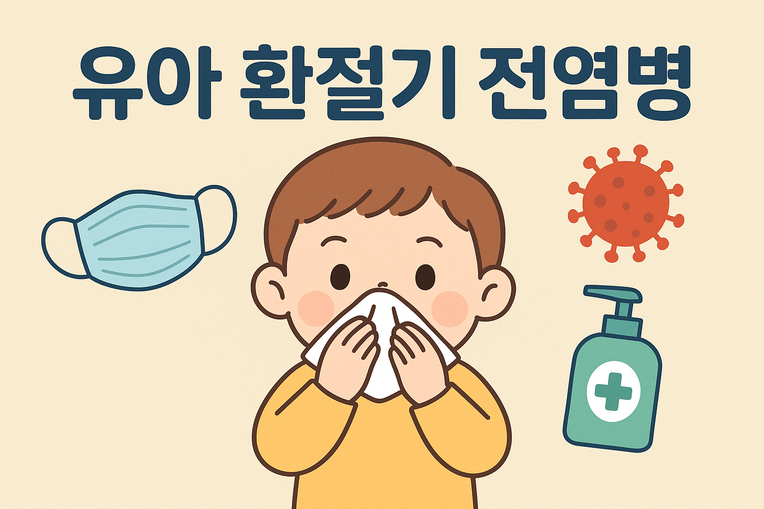 유아 환절기 감염병 증상 및 예방