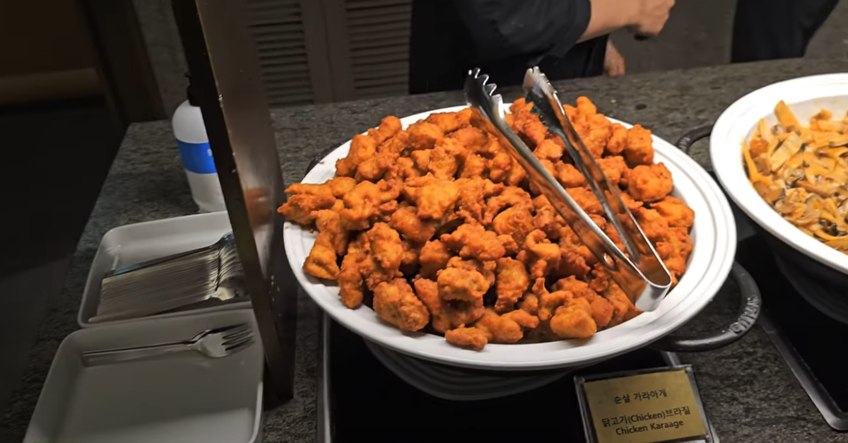 인천공항 아시아나 라운지 음식