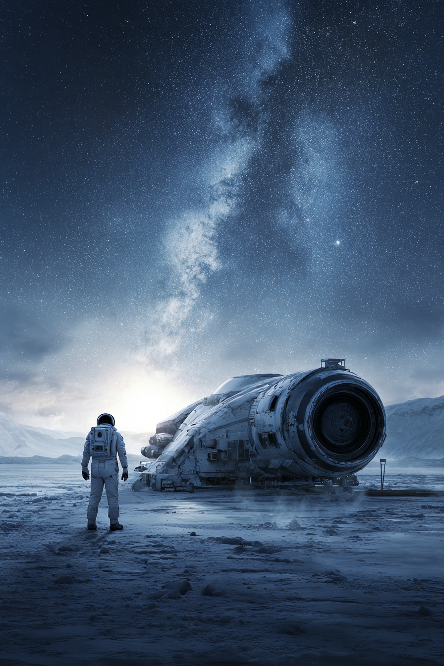 얼음 행성 장면