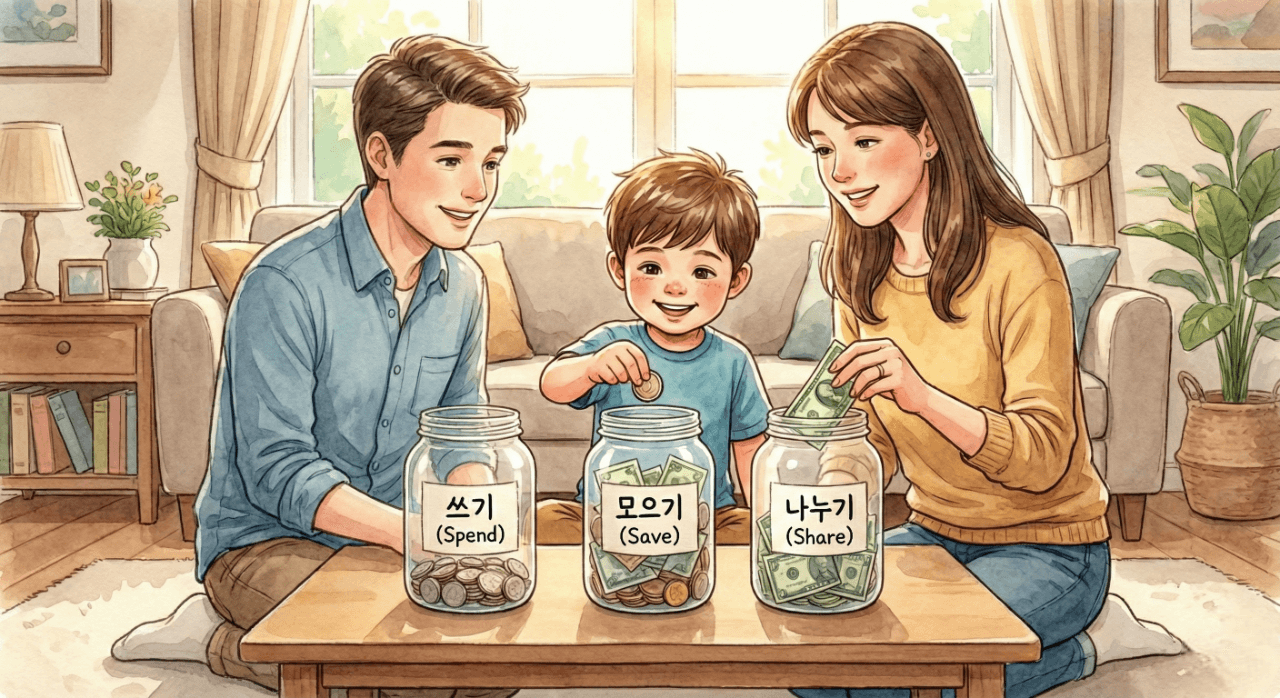 유아 투명 저금통 용돈,유아경제교육,저금통사용하기