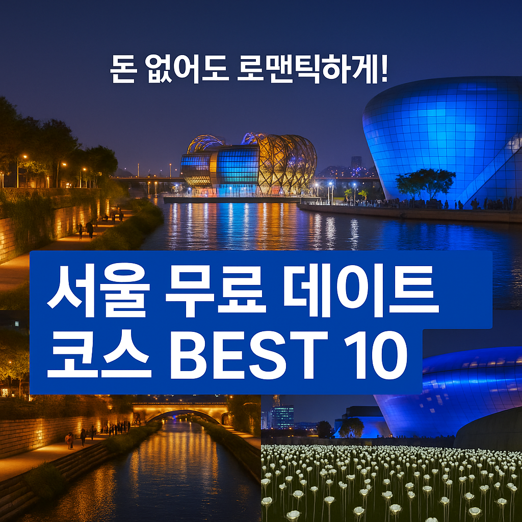 커플 지갑 지키는 서울 감성충만 무료 데이트 코스 BEST 10