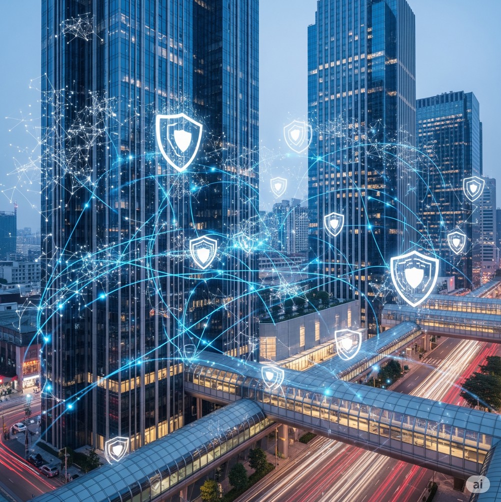 블록체인 기반 도시 인프라 보안