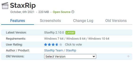 StaxRip