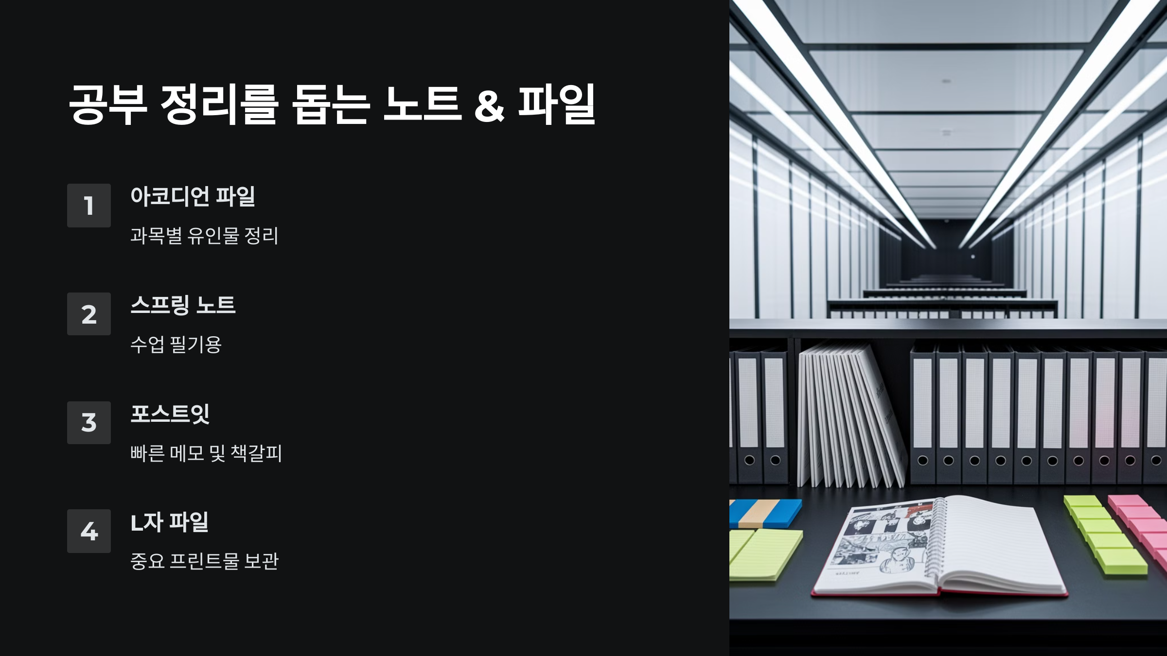 중학생 필수 학용품 추천