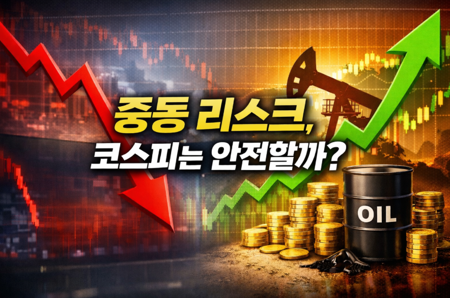 중동 지정학적 리스크 확산, 비트코인·금·유가 급등… 한국 증시 전망은?