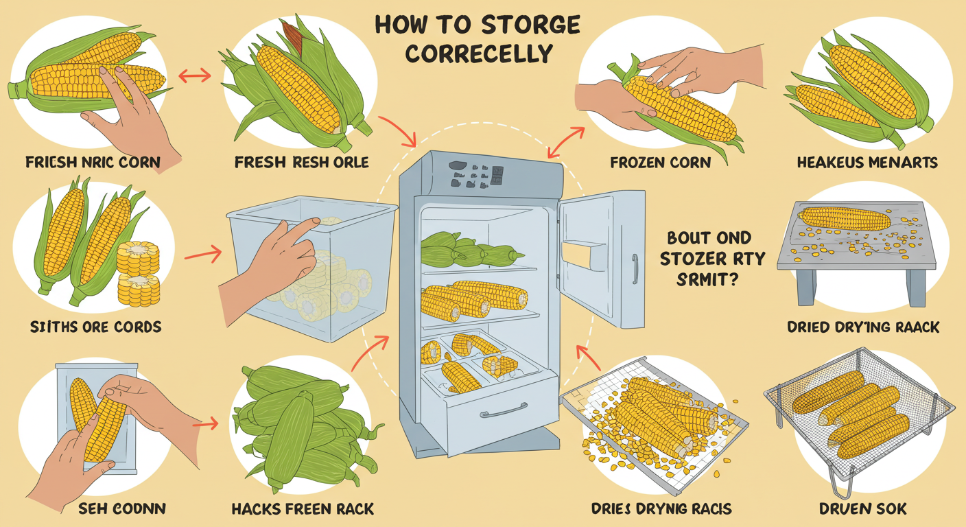 옥수수 오래 보관하는 법, 신선함 유지의 비결