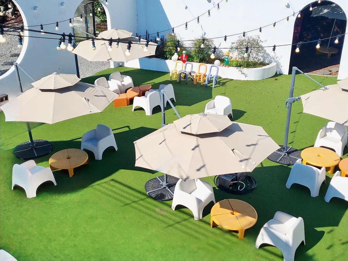 강원도 홍천 테샤로바 카페: 홍천강뷰 그리스식 감성 맛집, 쿠폰 정보