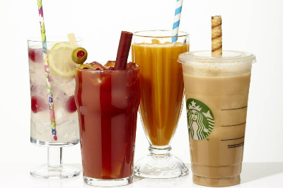 다양한 재료의 빨대