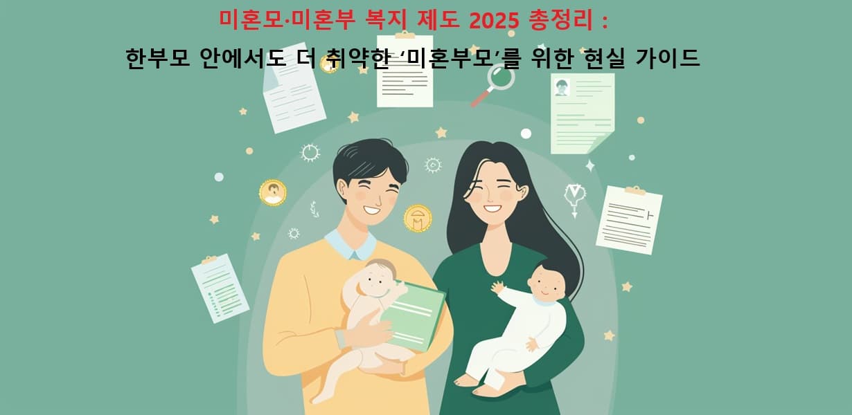 미혼부모 복지 제도를 소개하는 썸네일 이미지
