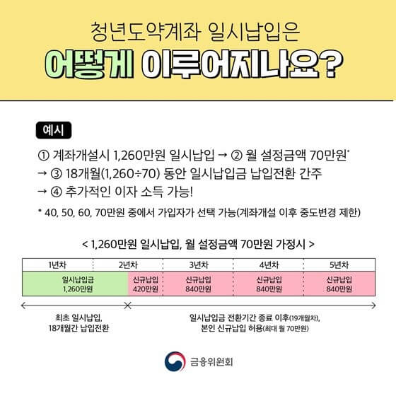 청년도약계좌-일시납부
