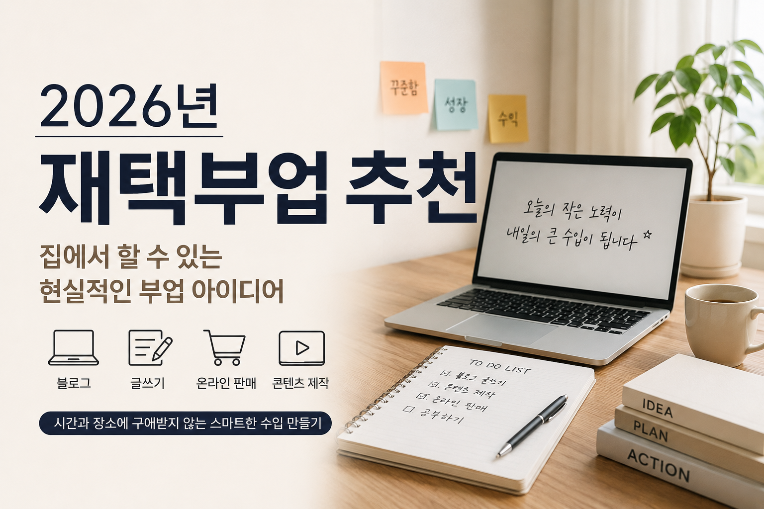 2026년 집에서 할 수 있는 재택부업 추천