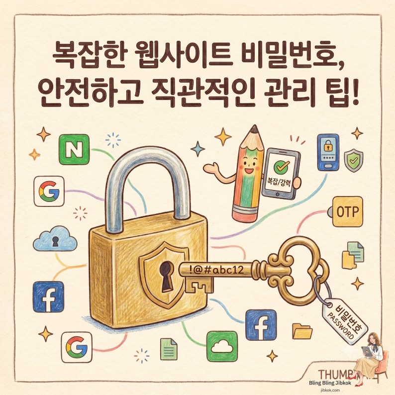 복잡한 웹사이트 비밀번호 안전하고 직관적인 관리 팁(complex-website-password-management-guide)