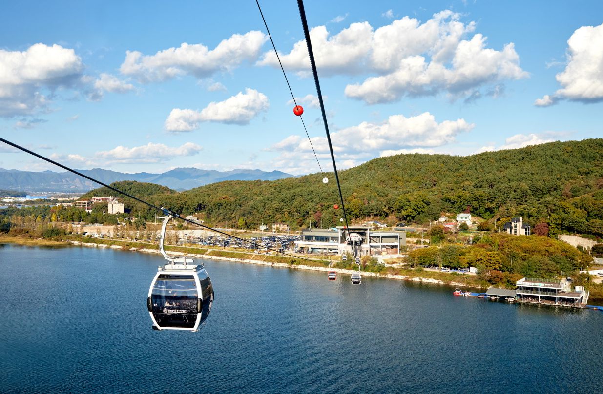 호수케이블카 의암호정차장