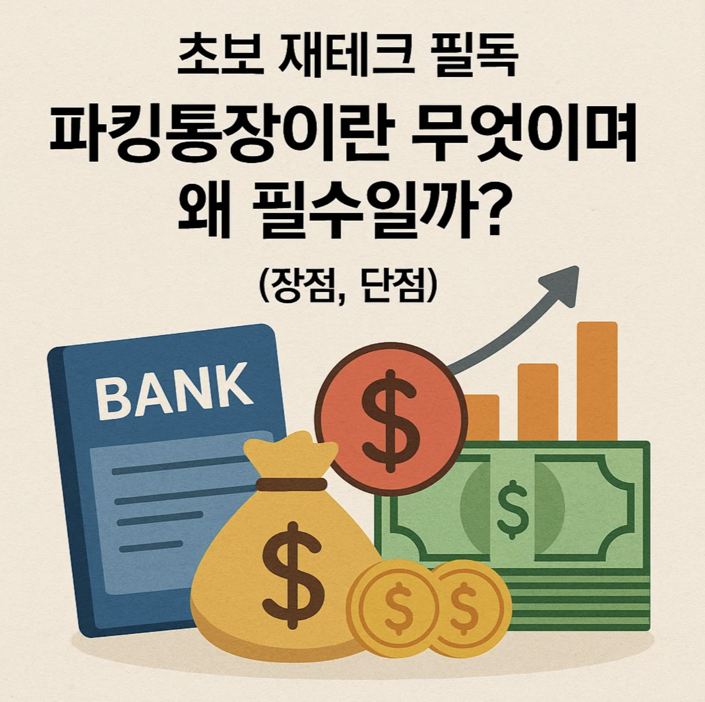 초보 재테크 필독, 파킹통장이란 무엇이며 왜 필수일까? (장점, 단점)