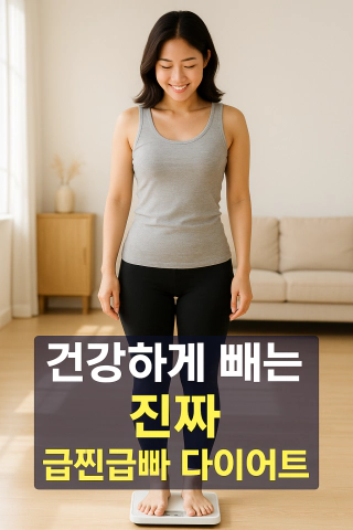 갑자기 찐 살을 7일 만에 빼는 다이어트 루틴을 소개하는 여성